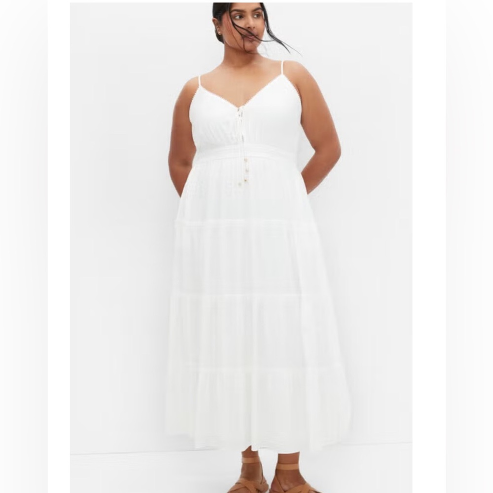 City Chic Aiza Ivory Maxi Dress